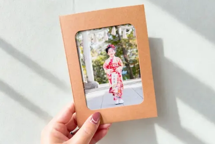 ペーパーフレーム入りプリント写真プレゼント