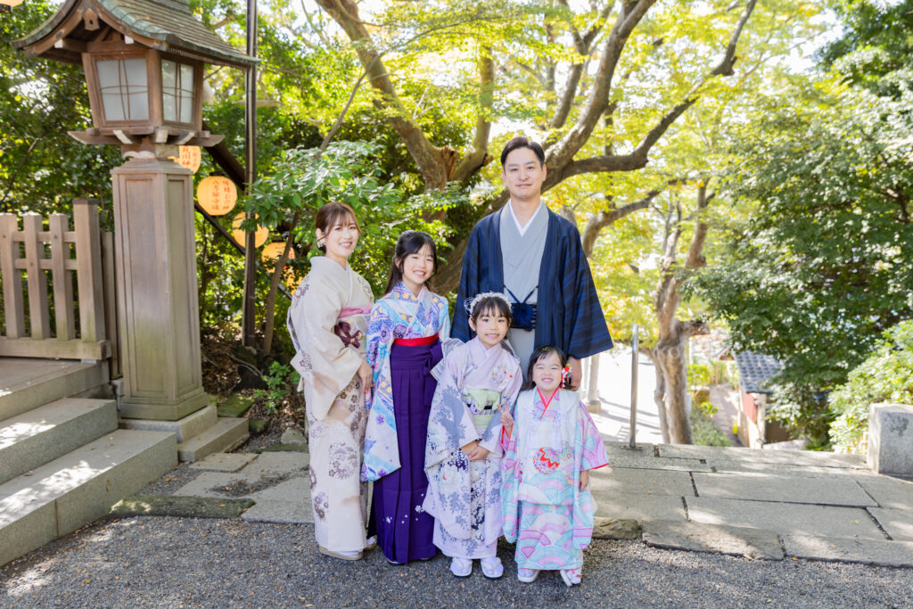 検見川神社での七五三出張撮影